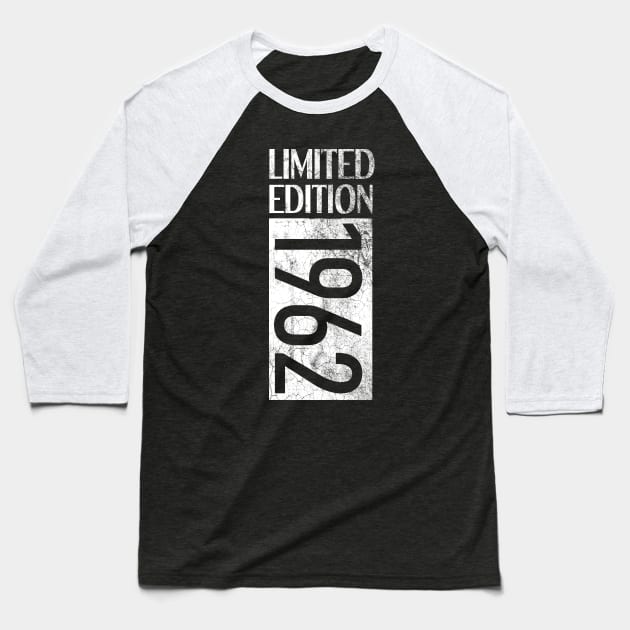 Limited Edition 1962 60. Birthday Gift Baseball T-Shirt by FNO